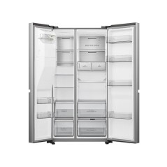 Réfrigérateur side by side 4 portes HISENSE RS-82WS4SB 628 litres avec fontaine inox inverter wifi