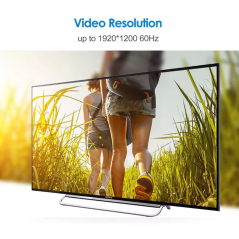 Adaptateur mâle DVI 24 + 1/24 + 5 mâle vers HDMI femelle 1080P