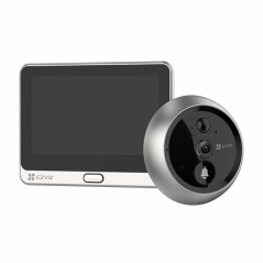 Sonnette à judas sans fil EZVIZ DP2C, Wi-Fi, vidéo Full HD, Ecran couleur 4,3", batterie