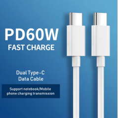 Câble de charge rapide type-c vers type-c PD 60W + 20W pour telephone MacBook IPad iphone