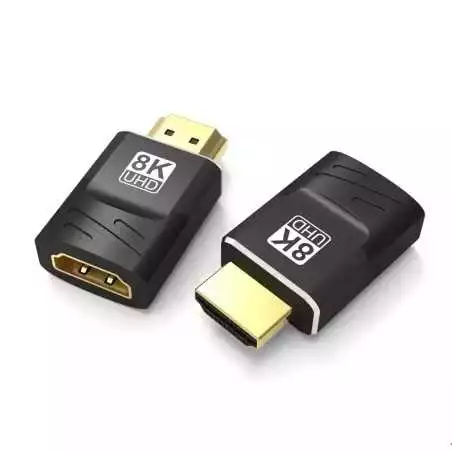 Adaptateur HDMI male à femelle, 48Gbps 8K 60hz, 4K 120Hz HDR