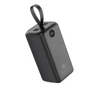 Power Bank Baraka BRK-PB29 50000mAh avec 1 entrée micro/type-C et 4 sorties USB noir