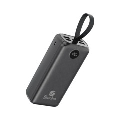 Power Bank Baraka BRK-PB27 30000mAh avec 1 entrée micro/type-C et 4 sorties USB noir
