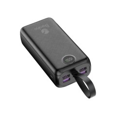 Power Bank Baraka BRK-PB27 30000mAh avec 1 entrée micro/type-C et 4 sorties USB noir