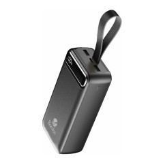 Power Bank Baraka BRK-PB24 30000mAh avec 1 entrée micro/type-C et 2 sorties USB noir