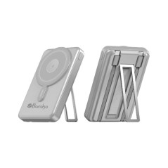 Power Bank Baraka BRK-PB31 10000mAh avec 1 entrée type-C et 1 sortie type-C + sans fil téléphone & montre gris