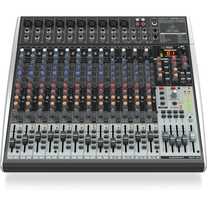 Table de mixage 24 canaux Behringer Xenyx X2442 USB Table de mixage 24 canaux Behringer Xenyx X2442 USB