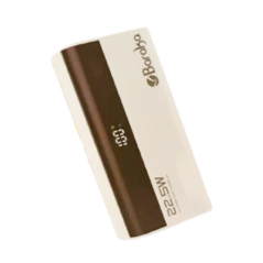 Power Bank Baraka BRK-PB11 5000mAh avec 1 entrée micro/type-C et 1 sortie USB + 1 sortie type-C blanc