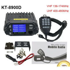 Talkie walkie mobile radio double bande QYT KT-8900D VHF UHF 136-174400-480 MHz 25W 200 canaux