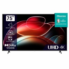 Téléviseur smart tv led Hisense 75A6K UHD 4K dolby vision/HDR10+ Wi-Fi/Bluetooth 189 cm 75 pouces noir