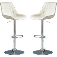 Chaise tabouret Modernes en Similicuir réglables, pivotant à Hauteur de comptoir