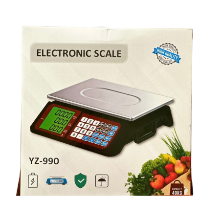 Balance électronique 40kg afficheur LED Calcul du prix