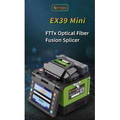 Mini Machine fibre FTTx Fusion épisseuse Portable 0.01db Komshine Ex39 alignement plaqué actif soudeur à Fiber optique épissage