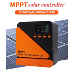 Contrôleur de charge solaire MPPT de haute qualité contrôleur de panneau solaire d'affichage LCD de tension nominale 12V/24V