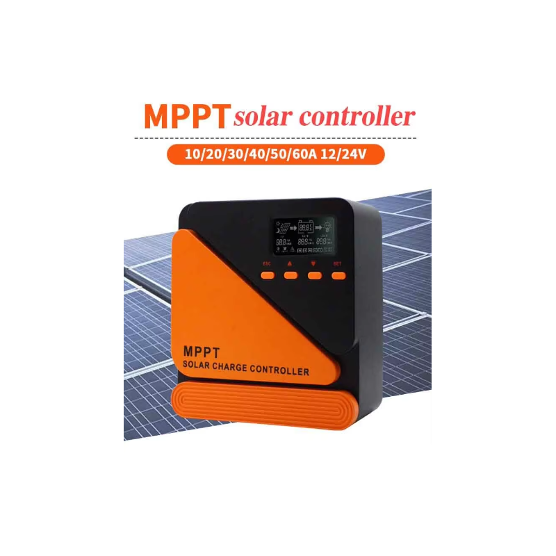 Régulateur De Charge Solaire POWLAND Contrôleur De Charge Solaire MPPT 80 A, 12 V/24 V/36 V Régulateur Solaire Mppt