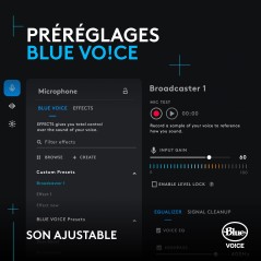 Microphone Logitech G Yeti Orb (Noir) cardioïde - USB - rétroéclairage RGB