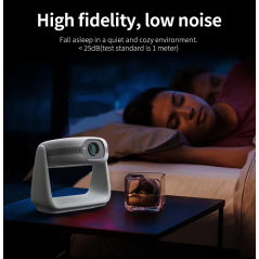 Projecteur Android Yinzam K1, MAX 4K ram 1GB stockage 8GB Triple LED 1080P avec mise au point automatique