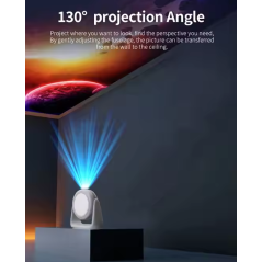 Projecteur Android Yinzam K1, MAX 4K ram 1GB stockage 8GB Triple LED 1080P avec mise au point automatique