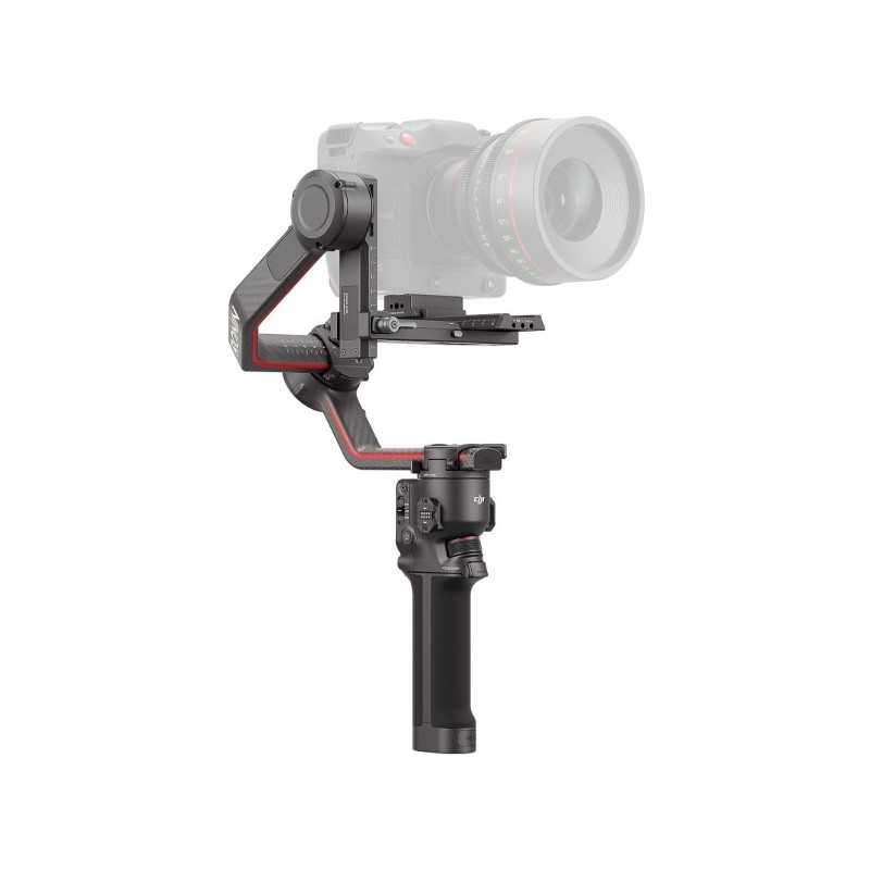 Stabilisateur professionnel d'appareil photo DJI RS 3 Pro trépied écran tactile OLED 1.8" Bluetooth 5.0/USB-C autonomie 12h