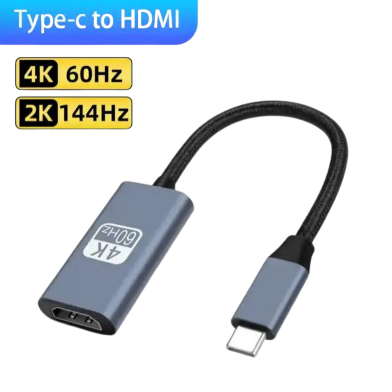 Adaptateur USB-C vers HDMI femelle Justlink 4K@60HZ pour Macbook HDTV projecteur Adaptateur USB-C vers HDMI femelle Justlink 4K@60HZ pour Macbook HDTV projecteur