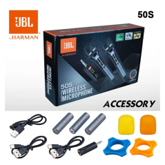 Microphone sans fil JBL HARMAN 50S professionnel avec deux microphones