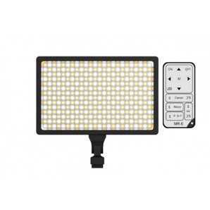 Lampe Caméra vidéo LED-336A 3600mAh et chargeur U006 Changer la couleur