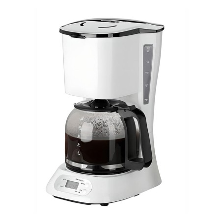 Machine a café QUIGG GT-CMT-02 1.5 litre noir/blanc