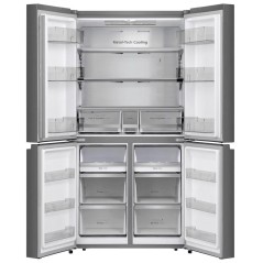 Réfrigérateur side by side 4 portes HISENSE RC-73WC4 560 litres verre colore