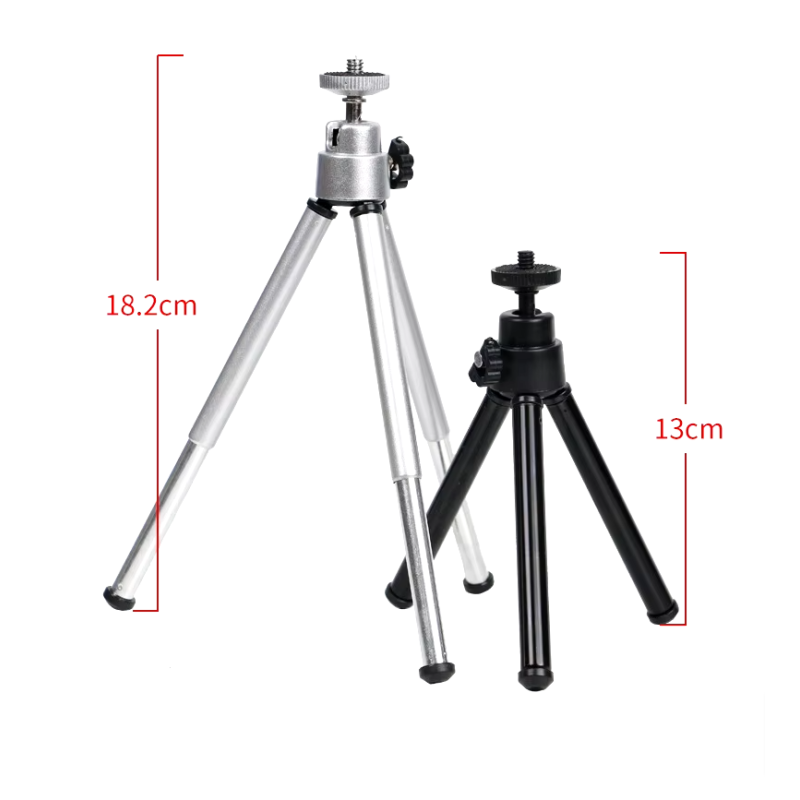 Mini Trépied en aluminium, pour téléphone portable, caméra vidéoprojecteur Mini Trépied en aluminium, pour téléphone portable, caméra vidéoprojecteur