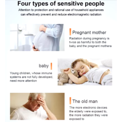 Testeur de rayonnement électromagnétique EMF portable LCD numérique Wintact WT312