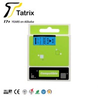 Cartouche de ruban d'étiquettes Compatible Tatrix 12mm noir transparent 45916 40917 40918 40919  pour imprimante DYMO 160 280
