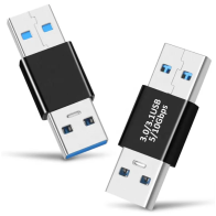 Adaptateur OTG coupleur USB 3.03.1 Type A mâle vers USB A mâle
