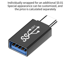 Adaptateur USB 3.0 OTG USB Type C vers USB mâle à femelle