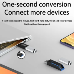 Adaptateur USB 3.0 OTG USB Type C vers USB mâle à femelle