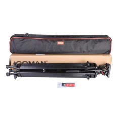 Trépied caméra professionnel en aluminium COMAN DX16LQ5S avec tête fluide Q5S