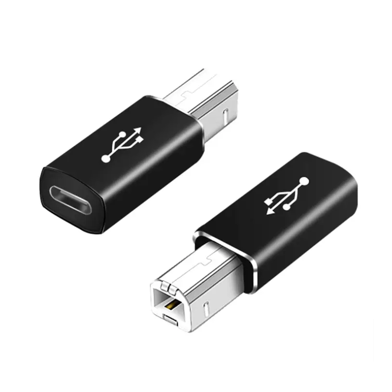 Adaptateur OTG USB femelle vers DIMI mâle vers Type-C pour imprimante Adaptateur OTG USB femelle vers DIMI mâle vers Type-C pour imprimante