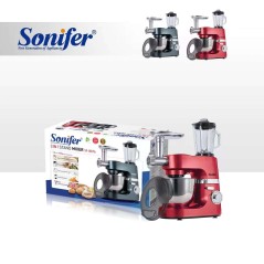 Hachoir à viande robot électrique multifonction 7 litres sur socle 3 en 1 Sonifer SF-8076
