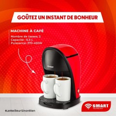 Machine a café SMART TECHNOLOGY STPE-8579D 1,8 litres