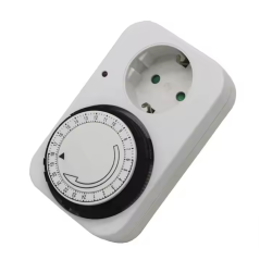 Prise de minuterie mécanique, 4 Styles, horloge, prise murale électrique 220V 10A, prise US, EU, UK, 24 heures