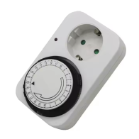 Prise de minuterie mécanique, 4 Styles, horloge, prise murale électrique 220V 10A, prise US, EU, UK, 24 heures