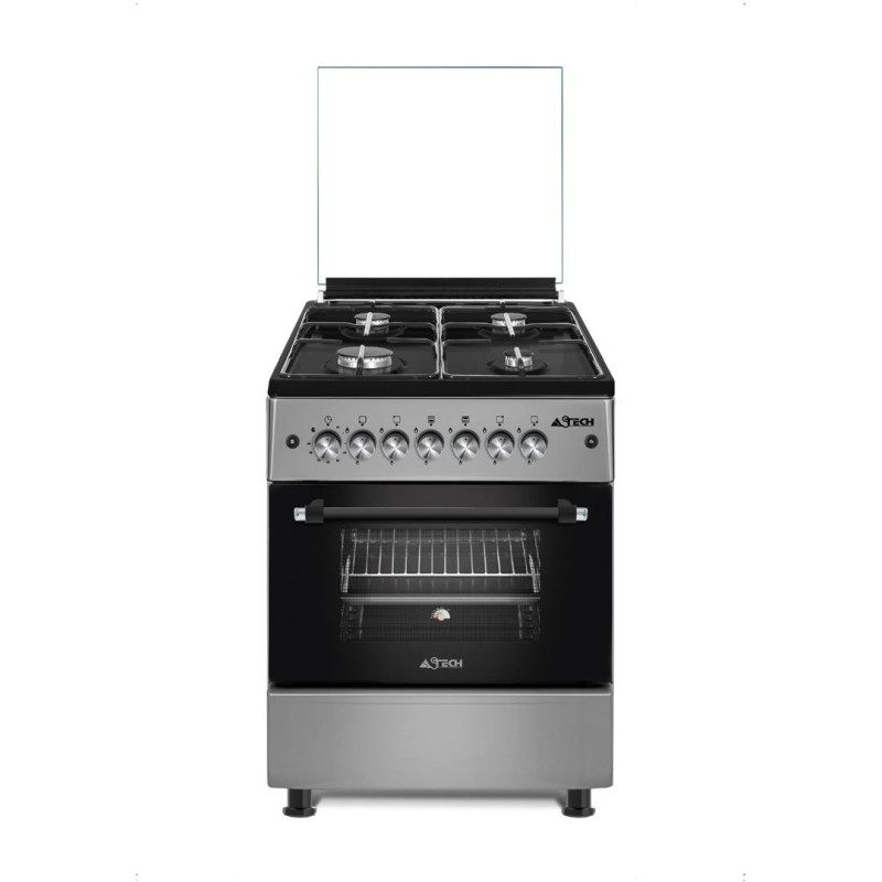 Cuisinière 4 feux ASTECH CK62MSFRM 60X60 inox