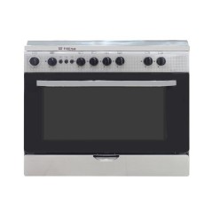 Cuisinière a gaz 5 feux FRESH 14003CB 60X60 gris