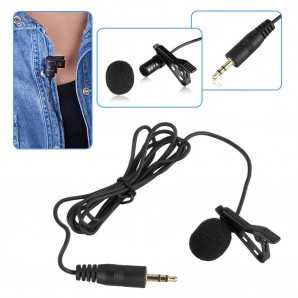Microphone Cravate 3,5 mm Boya BY-M1 pour Smartphone - appareil Canon - Nikon Noir