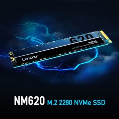 Disque Dur interne Lexar NM620 512Gb M.2 NVMe 2280 SSD NVMe PCIe Gen3x4