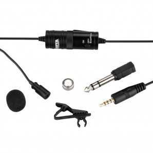Microphone Cravate 3,5 mm Boya BY-M1 pour Smartphone - appareil Canon - Nikon Noir