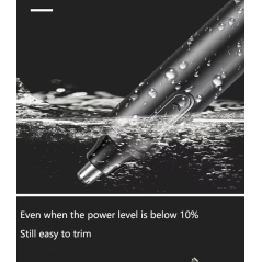 Tondeuse de nez et d'oreille rechargeable USB  pour les hommes