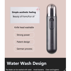 Tondeuse de nez et d'oreille rechargeable USB  pour les hommes