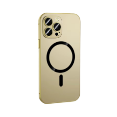 Coque magnétique en alliage d'aluminium pour iPhone 16 Pro Max