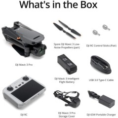 Drone aérien DJI Mavic 3 Pro avec télécommande DJI