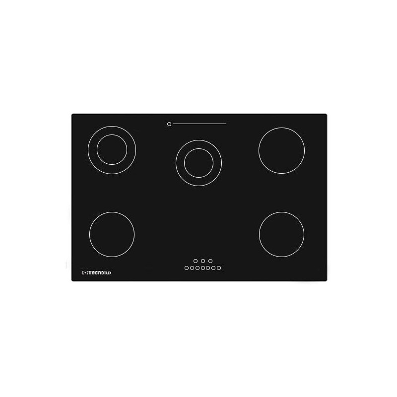 Plaque de cuisson encastrable induction TECHNOLUX TEC5EE 5FEUX 60X60 Plaque de cuisson encastrable induction TECHNOLUX TEC5EE 5FEUX 60X60